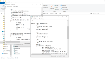 Com S 228 Project 1: Predator-Prey Simulation solved