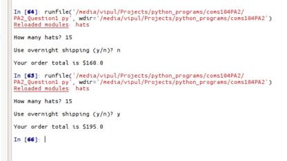 ComS 104  Programming Assignment 2 solution