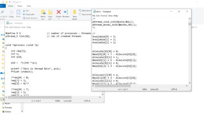 CS342 Project #3 Synchronization and Deadlocks solution