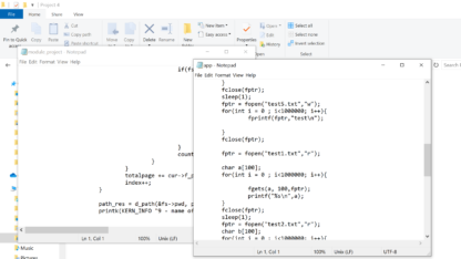 CS342 Project #4 In-Memory File System Structures solution